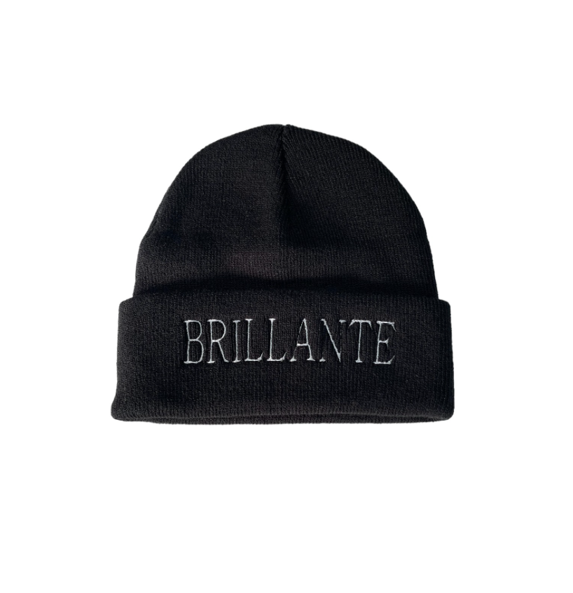 Embroidered Knit Cap