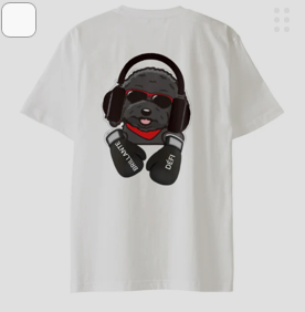 BRILLANTE DEFI ロゴ&トイプープリントTシャツ ホワイト