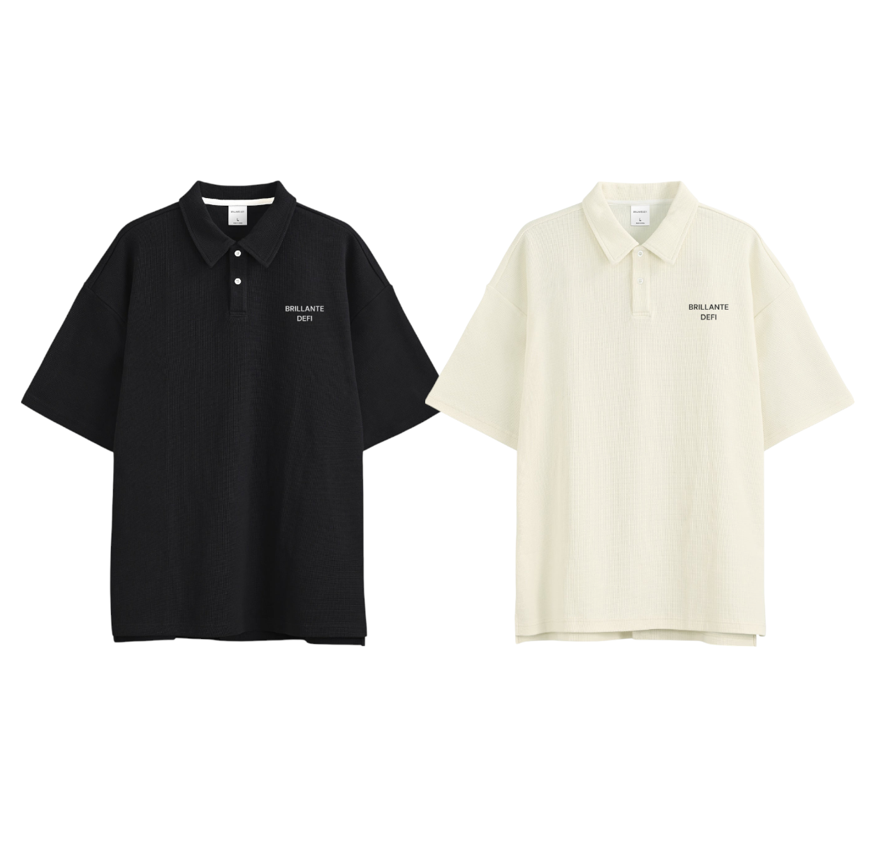 Waffle Polo Shirt