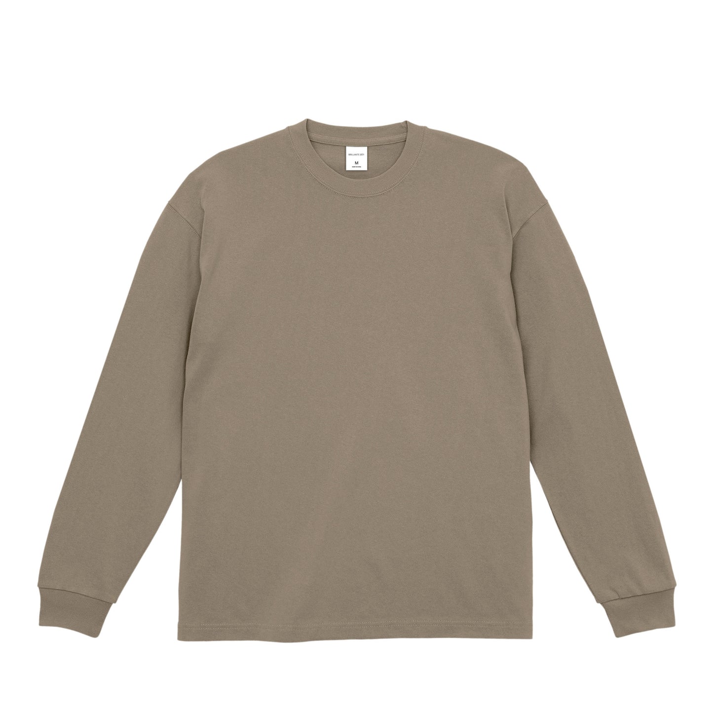 BRILLANTE DEFI ナンバー32ビッグシルエット ロングスリーブ Tシャツ acid-khaki image