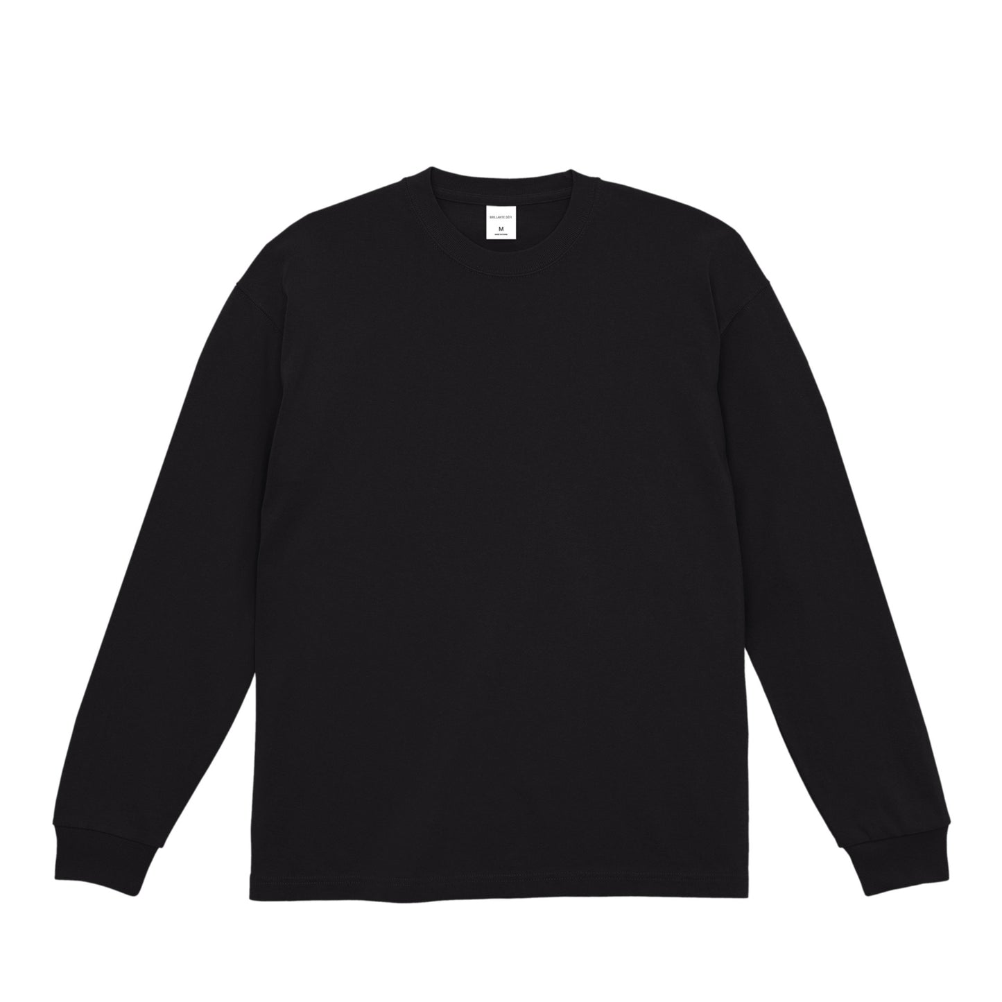 BRILLANTE DEFI ナンバー32ビッグシルエット ロングスリーブ Tシャツ black image