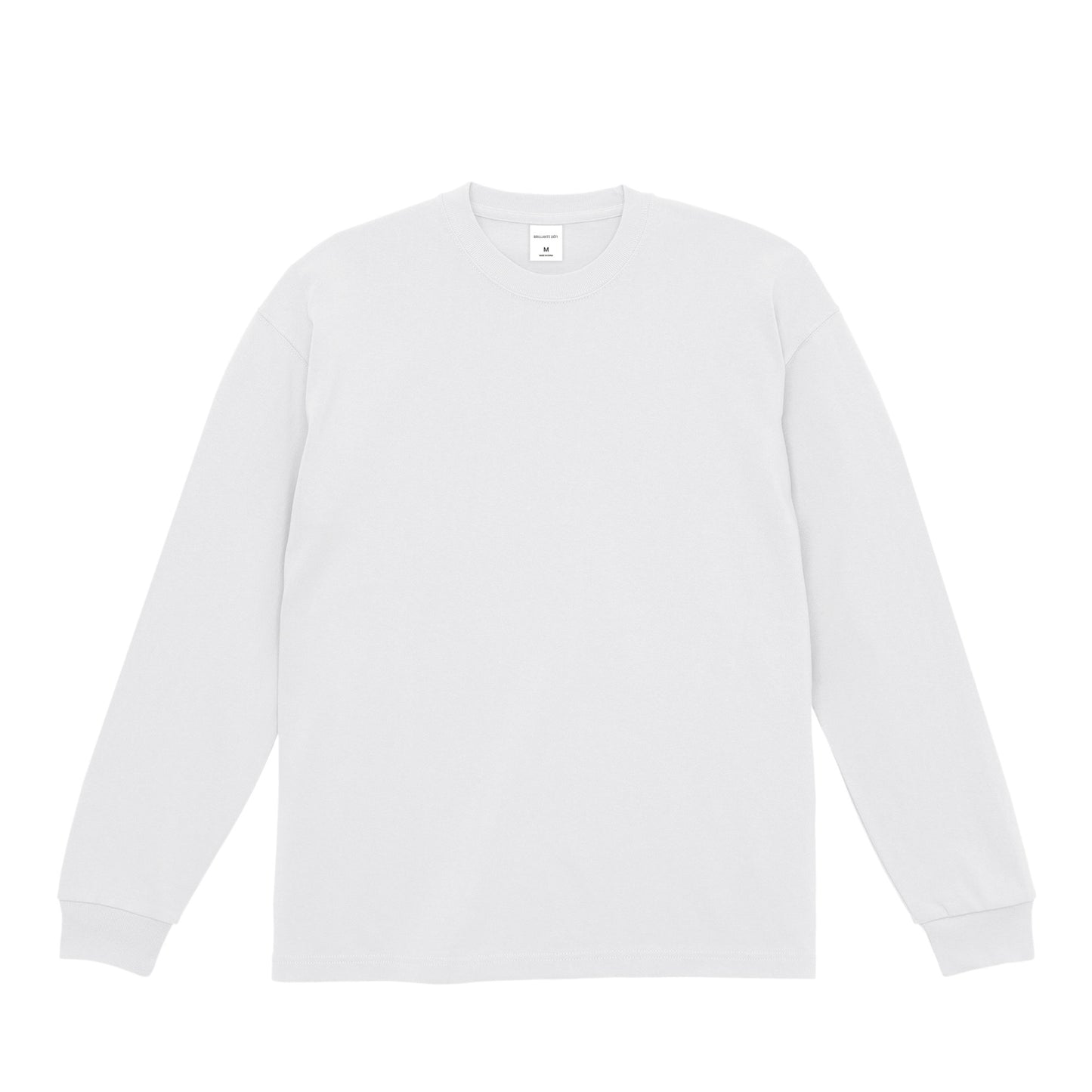 BRILLANTE DEFI ナンバー32ビッグシルエット ロングスリーブ Tシャツ white image