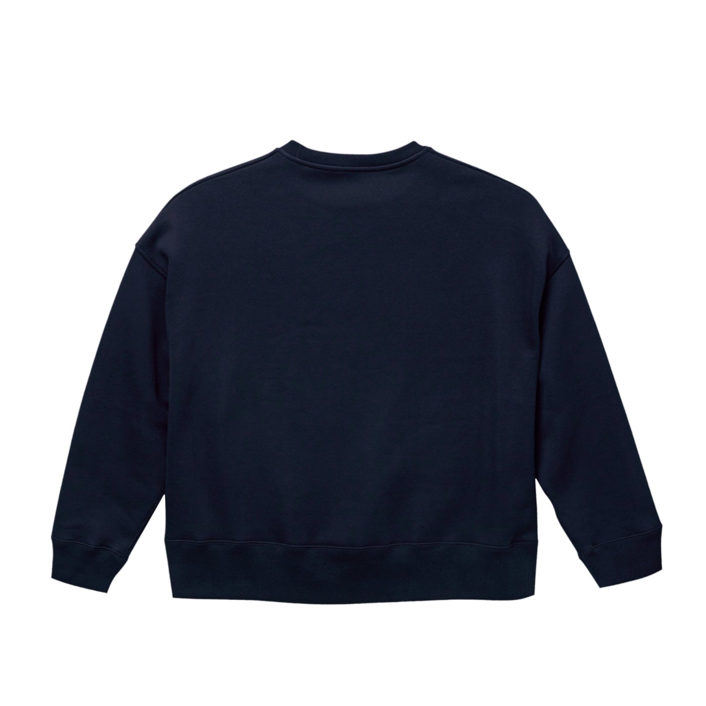 ビッグシルエット クルーネック スウェット navy image