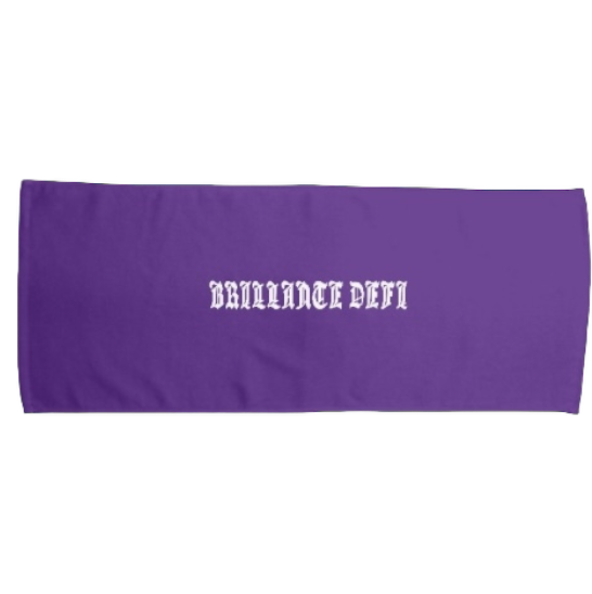 フェイスタオル パープル/ピンク