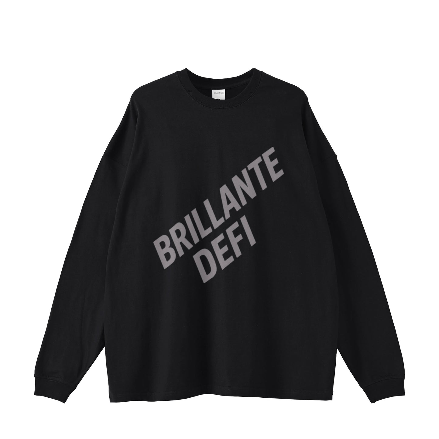 BRILLANTE DEFIビッグシルエット ロングスリーブunisex black image