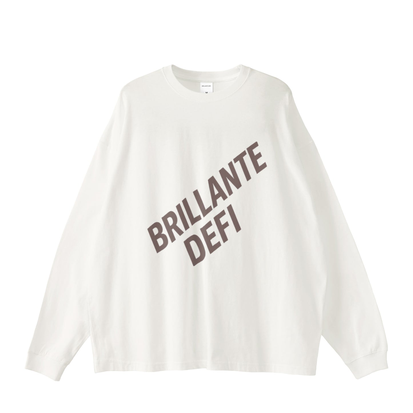 BRILLANTE DEFIビッグシルエット ロングスリーブunisex white image