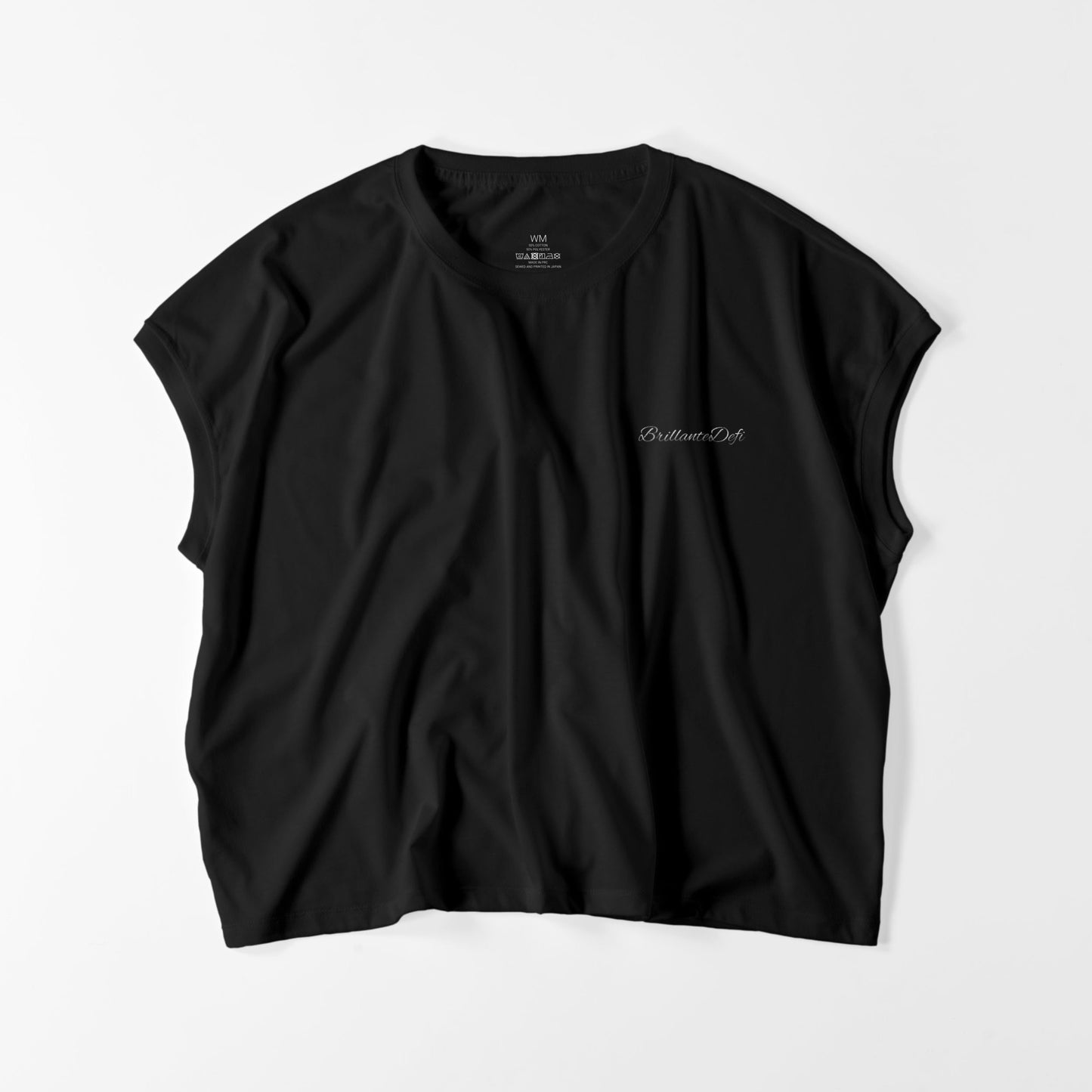 LADYSワイドルーズTシャツ black image