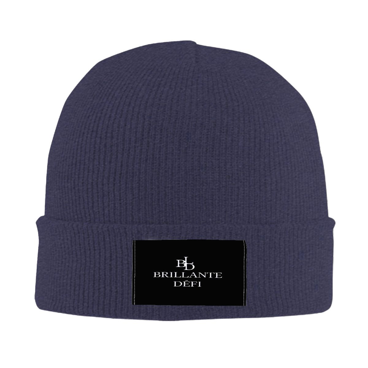 BRILLANTE DEFI ロゴパッチ ニットビーニー　全４カラー（unisex）