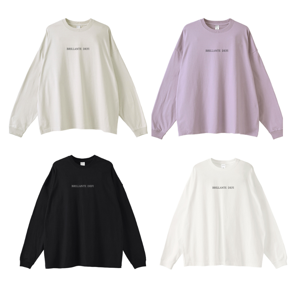 BRILLANTE DEFIビックシルエットロングTシャツ