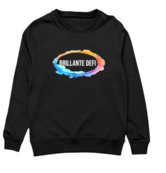 ☆SALE☆BRILLANTE DEFIレインボー クルーネックトレーナー