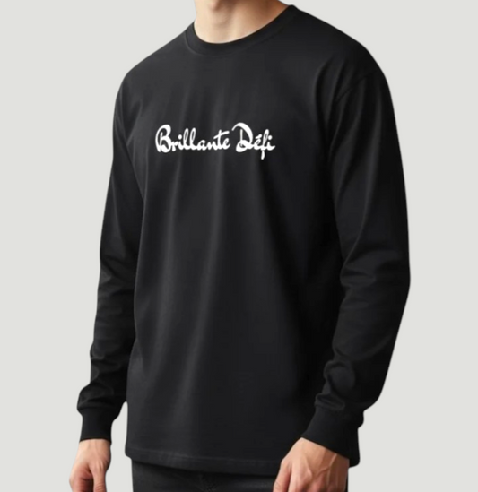 Long Sleeve Tee-Black