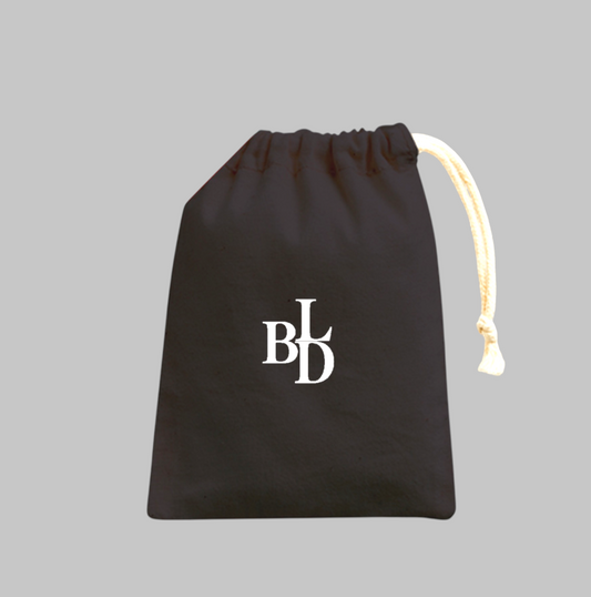Logo Cotton Drawstring Bag
