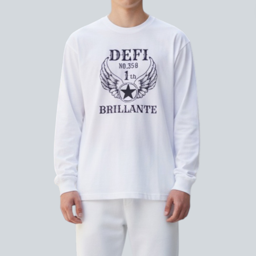 Wing Logo Long Sleeve Tee