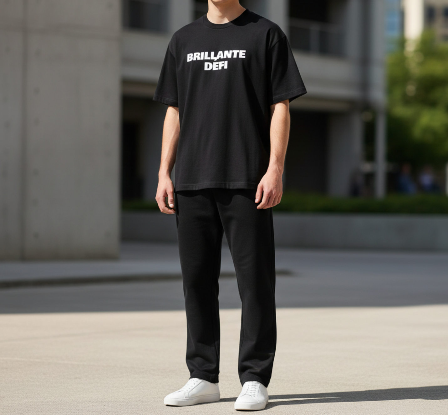 unisex brand logo simple T-syatu