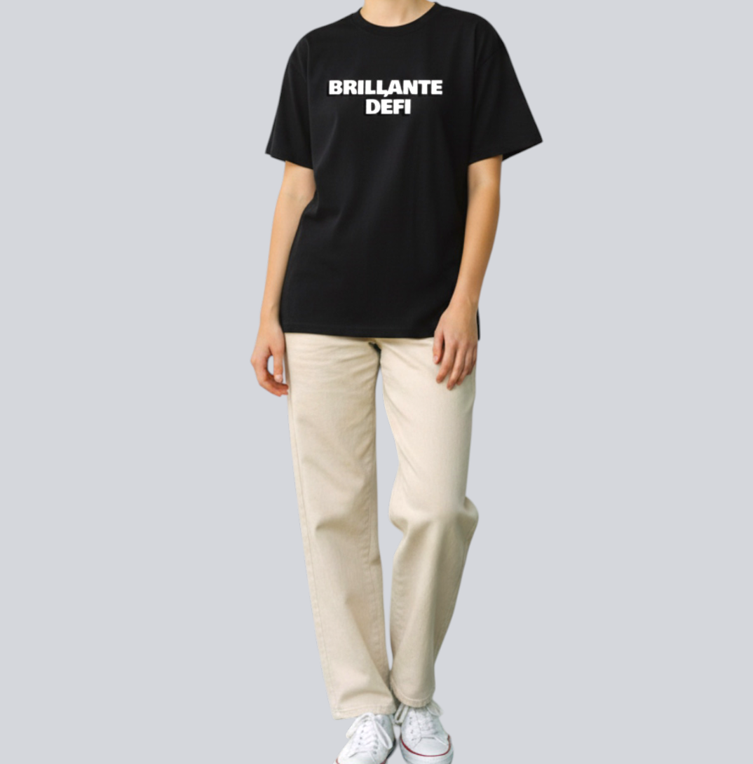 unisex brand logo simple T-syatu