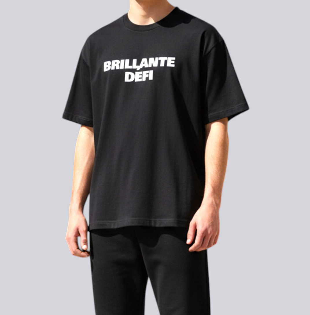 unisex brand logo simple T-syatu