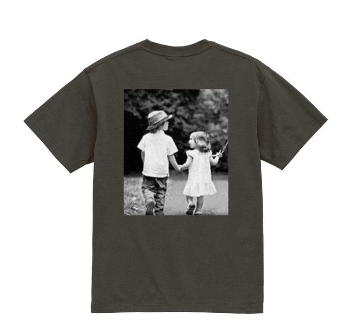 unisex back　happiness T