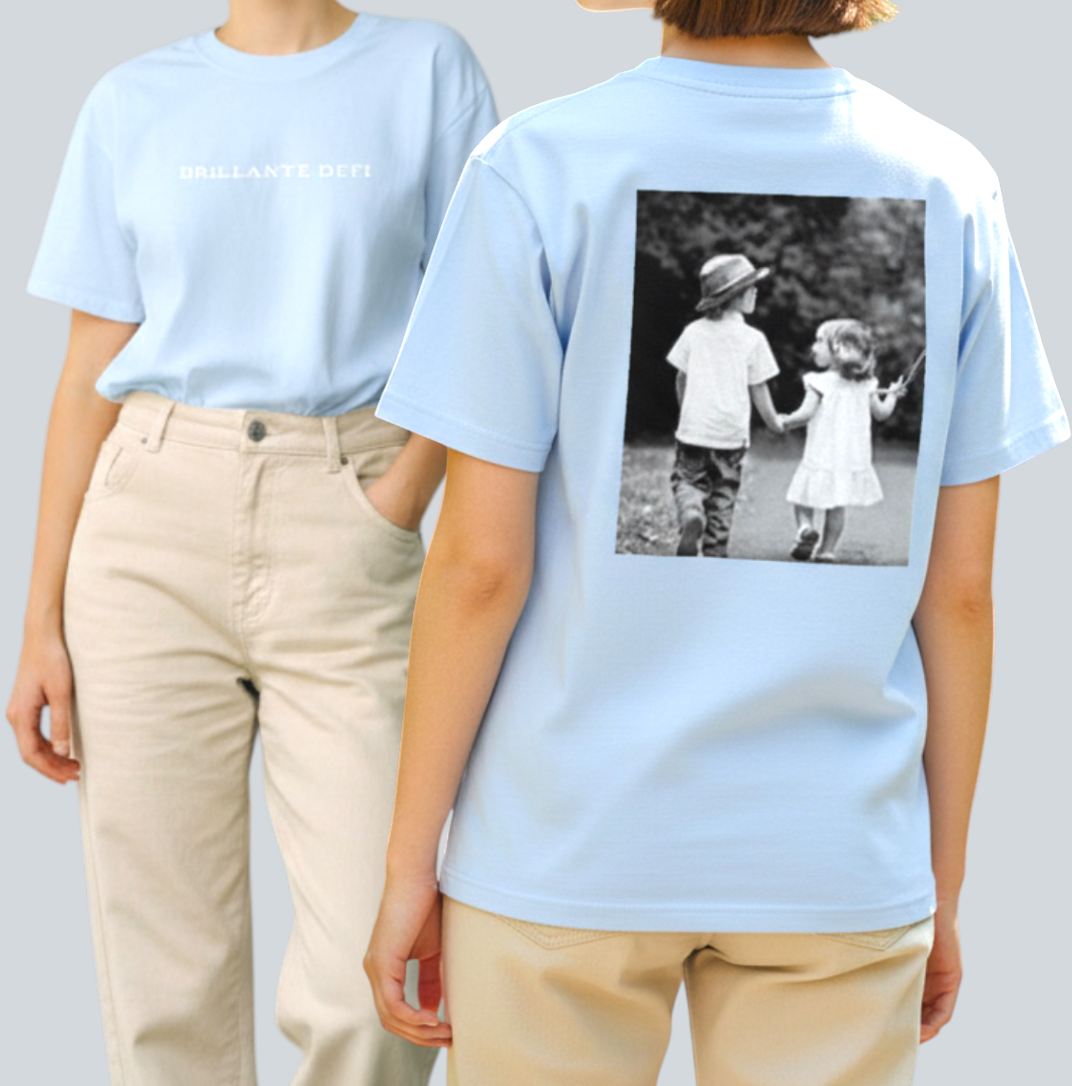 unisex back　happiness T