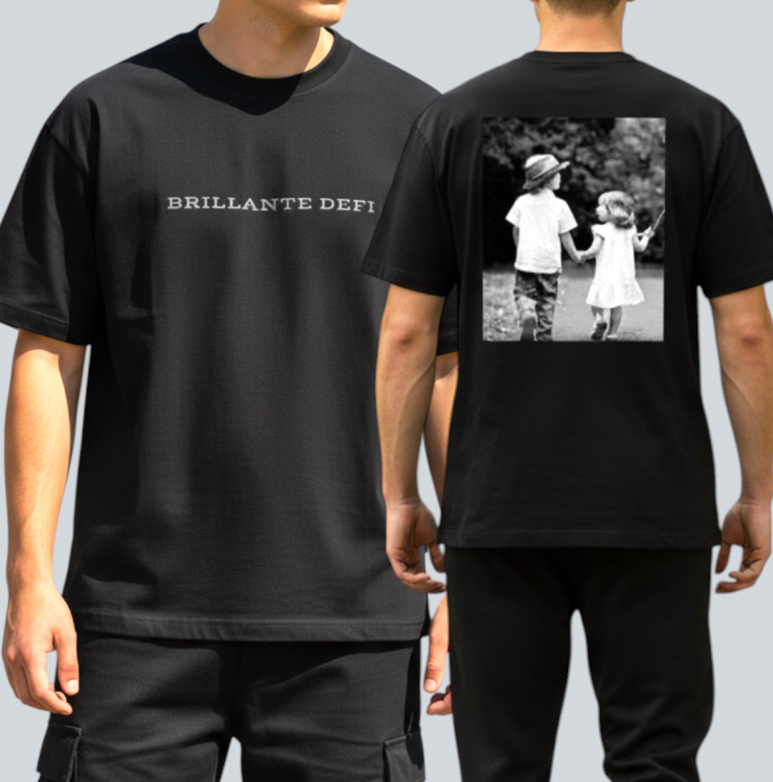 unisex back　happiness T