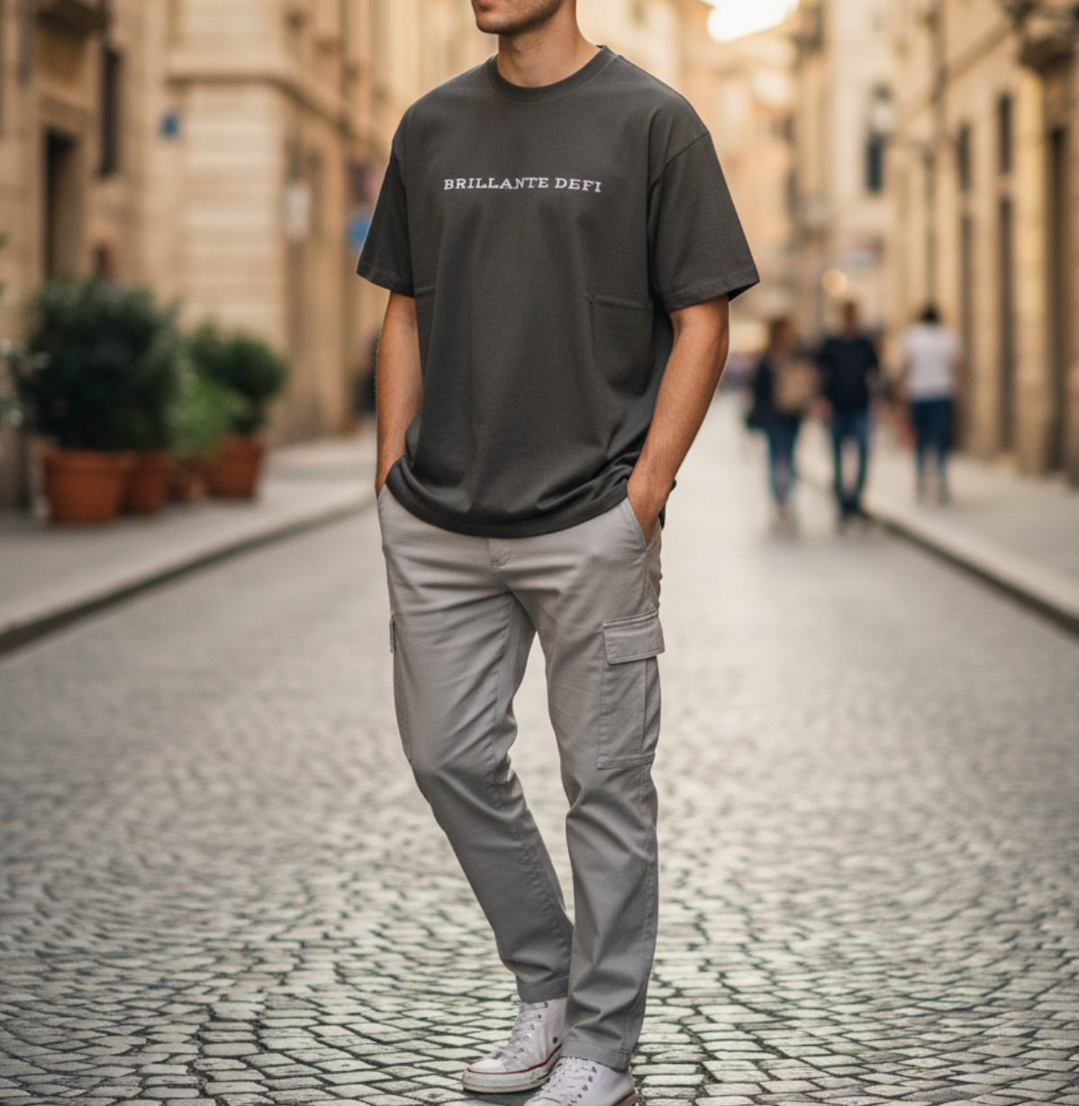 unisex back　happiness T
