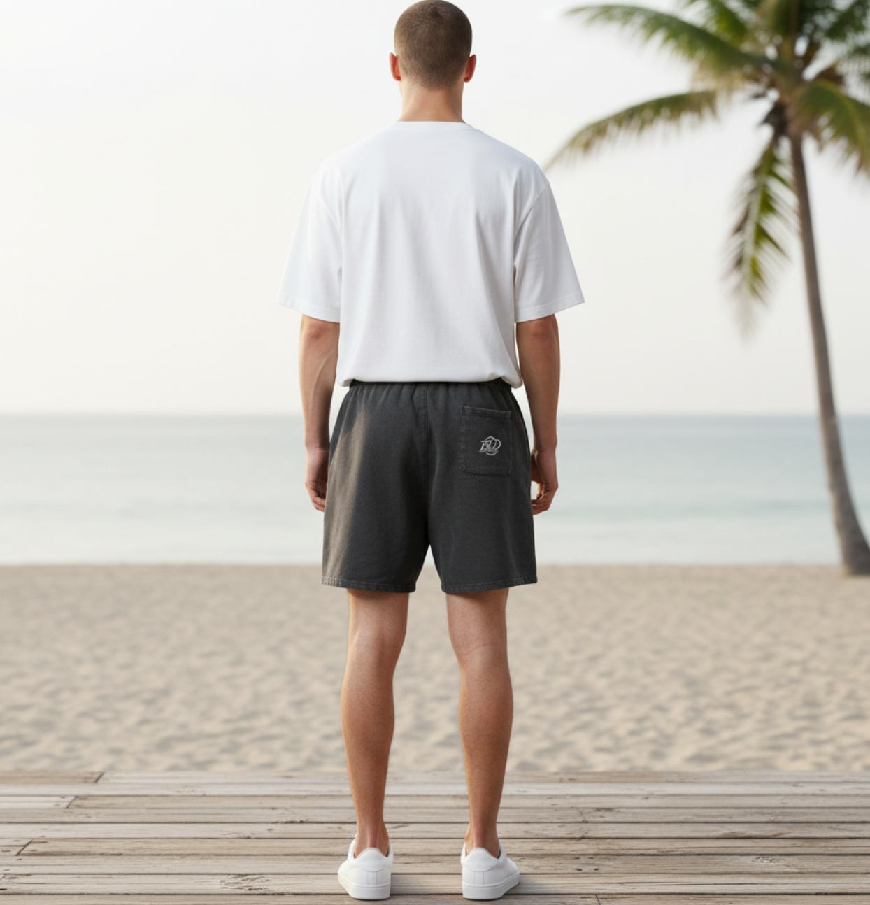 ヴィンテージウォッシュ short パンツrogo