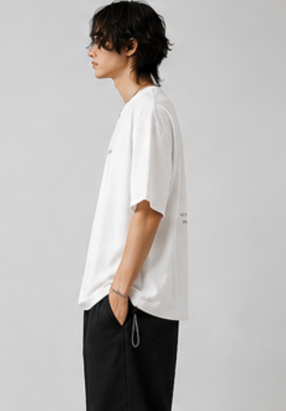 BRILLANTE DEFI / Fine Jersey Drawcord Tee