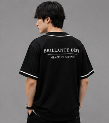 BRILLANTE DÉFI Dry Baseball Shirt