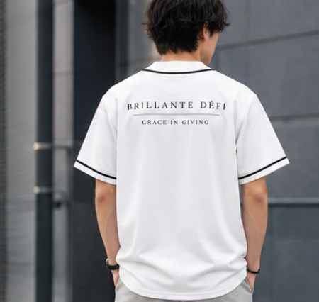 BRILLANTE DÉFI Dry Baseball Shirt