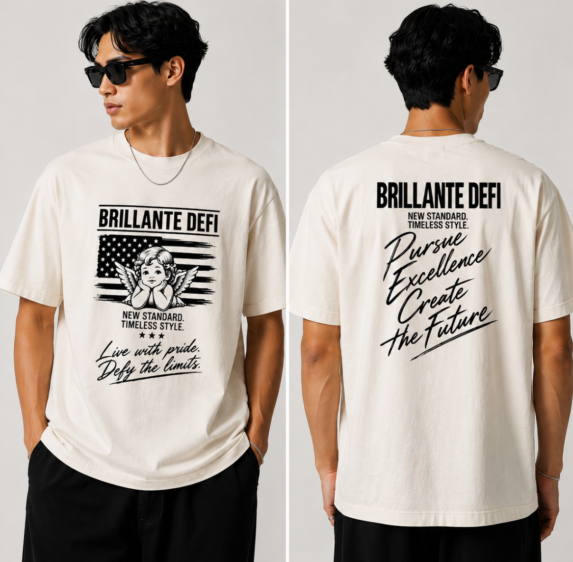 PURSUE EXCELLENCE ANGEL TEE｜3カラー展開