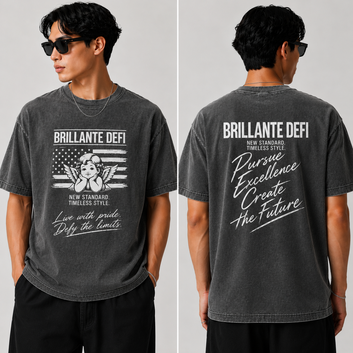 PURSUE EXCELLENCE ANGEL TEE｜3カラー展開