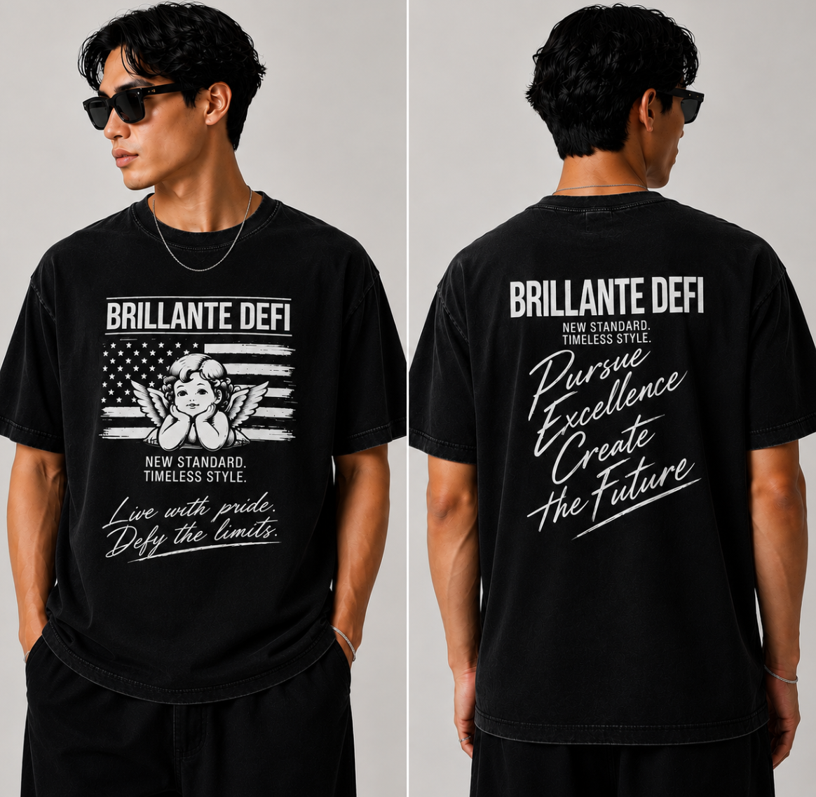 PURSUE EXCELLENCE ANGEL TEE｜3カラー展開