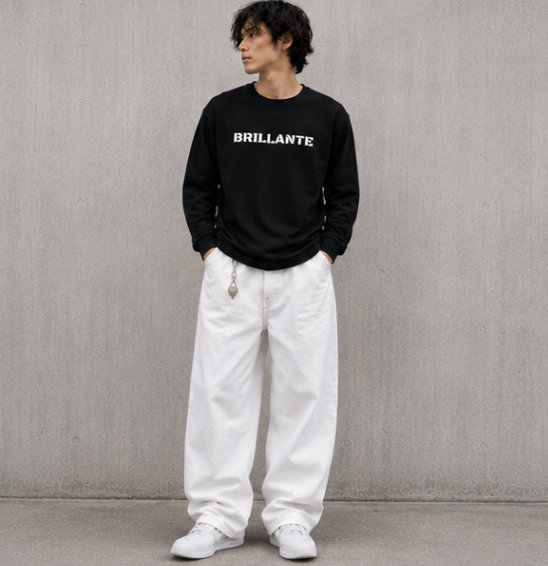 BRILLANTE DÉFI ANGEL FLAG ロングスリーブTシャツ