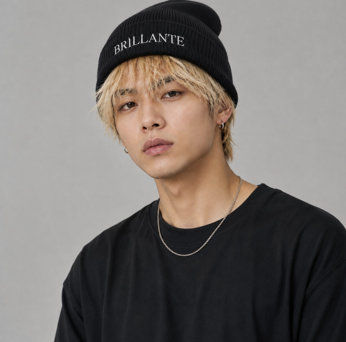 Embroidered Knit Cap