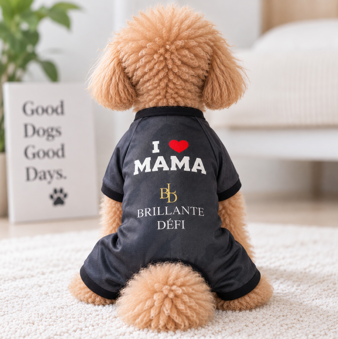 I Love Mama Dog Wear