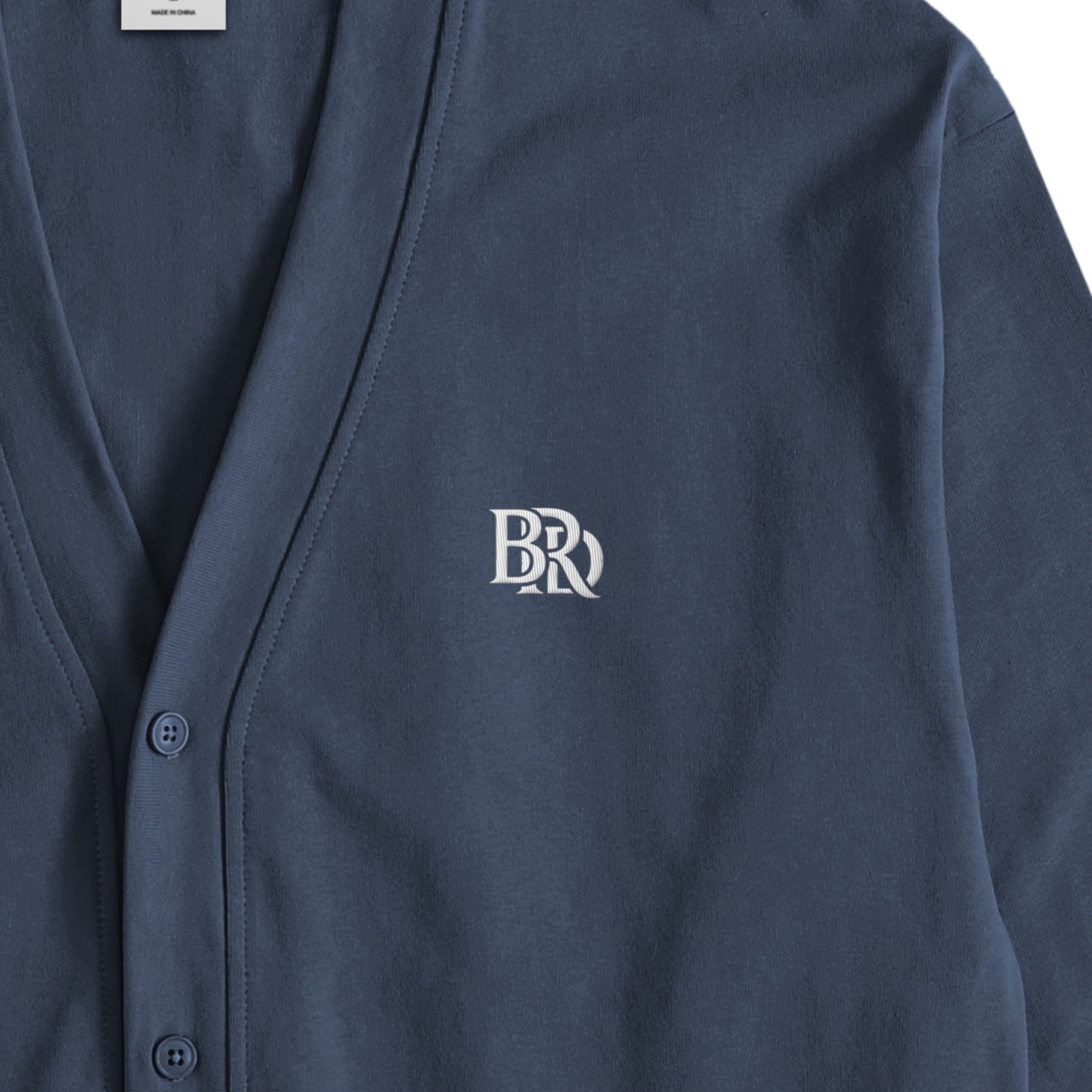 ワンポイントリラックスフィットカーディガン全４カラー navy image