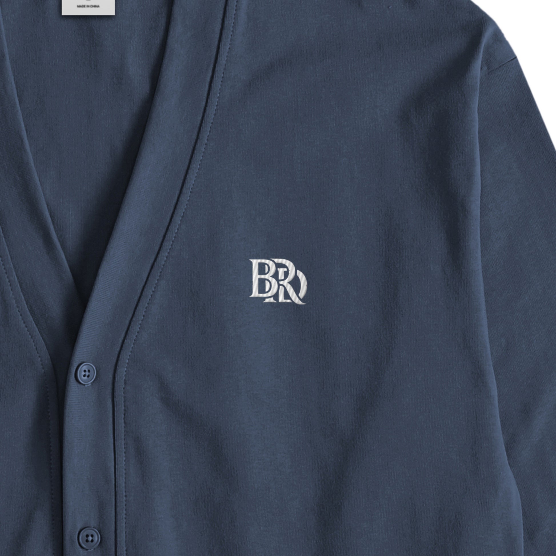 ワンポイントリラックスフィットカーディガン全４カラー navy image
