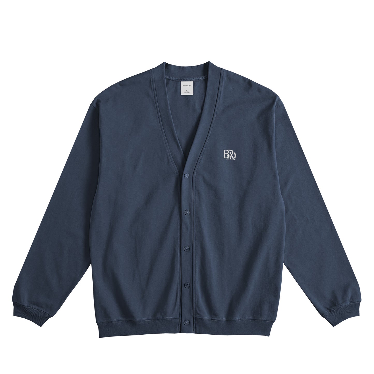 ワンポイントリラックスフィットカーディガン全４カラー navy image