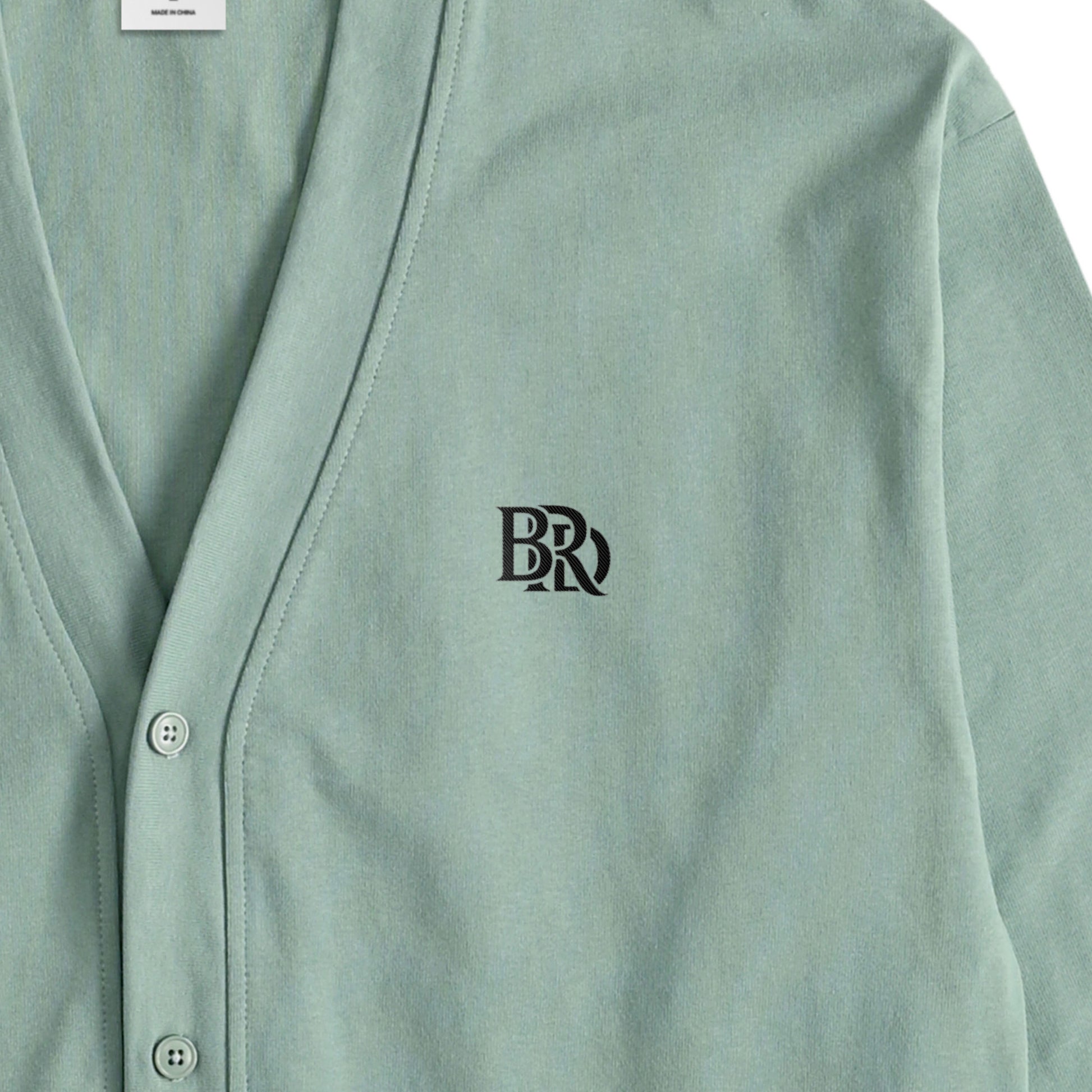 ワンポイントリラックスフィットカーディガン全４カラー smoky-green image