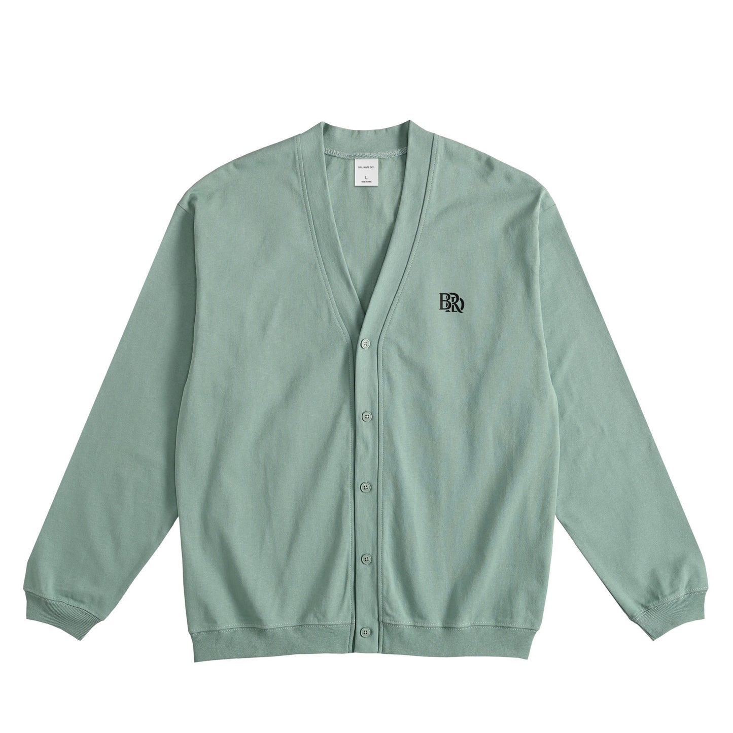 ワンポイントリラックスフィットカーディガン全４カラー smoky-green image