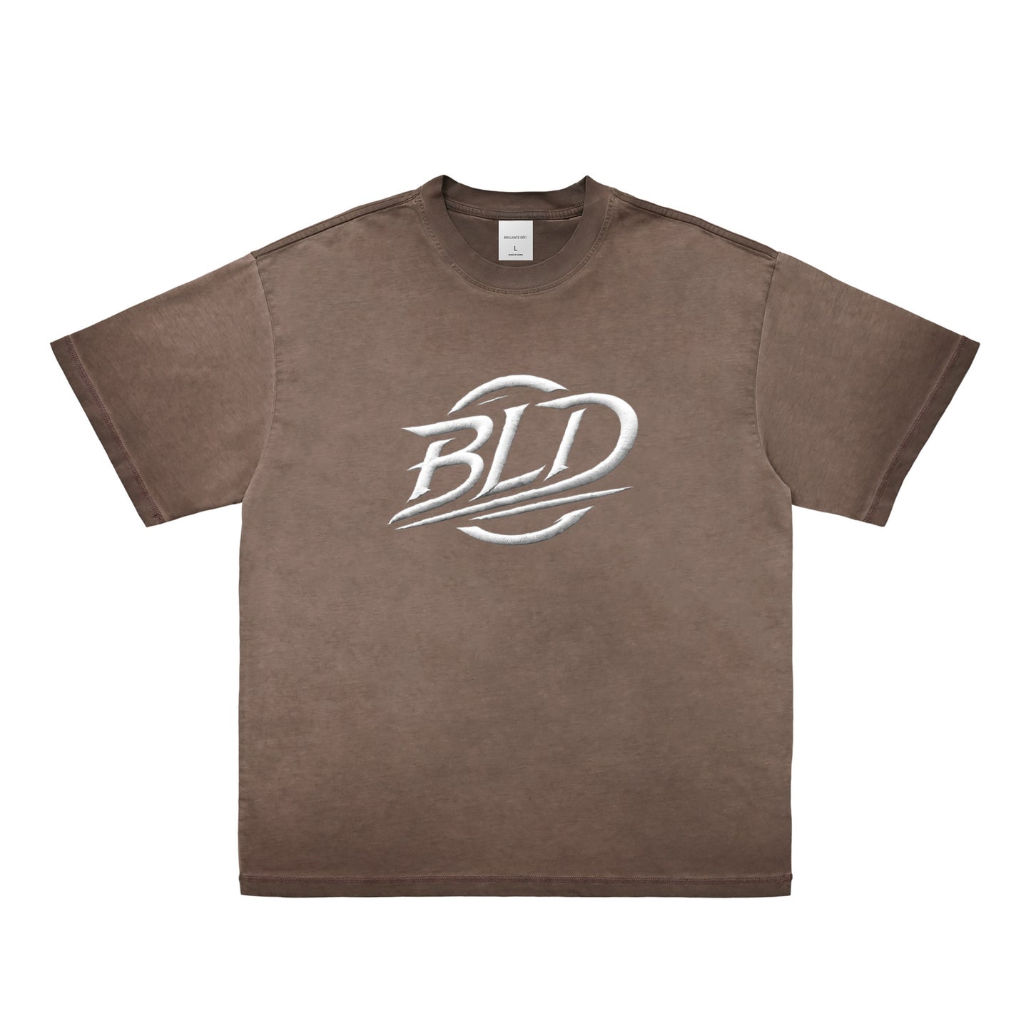 ヴィンテージウォッシュTシャツrogo brown image