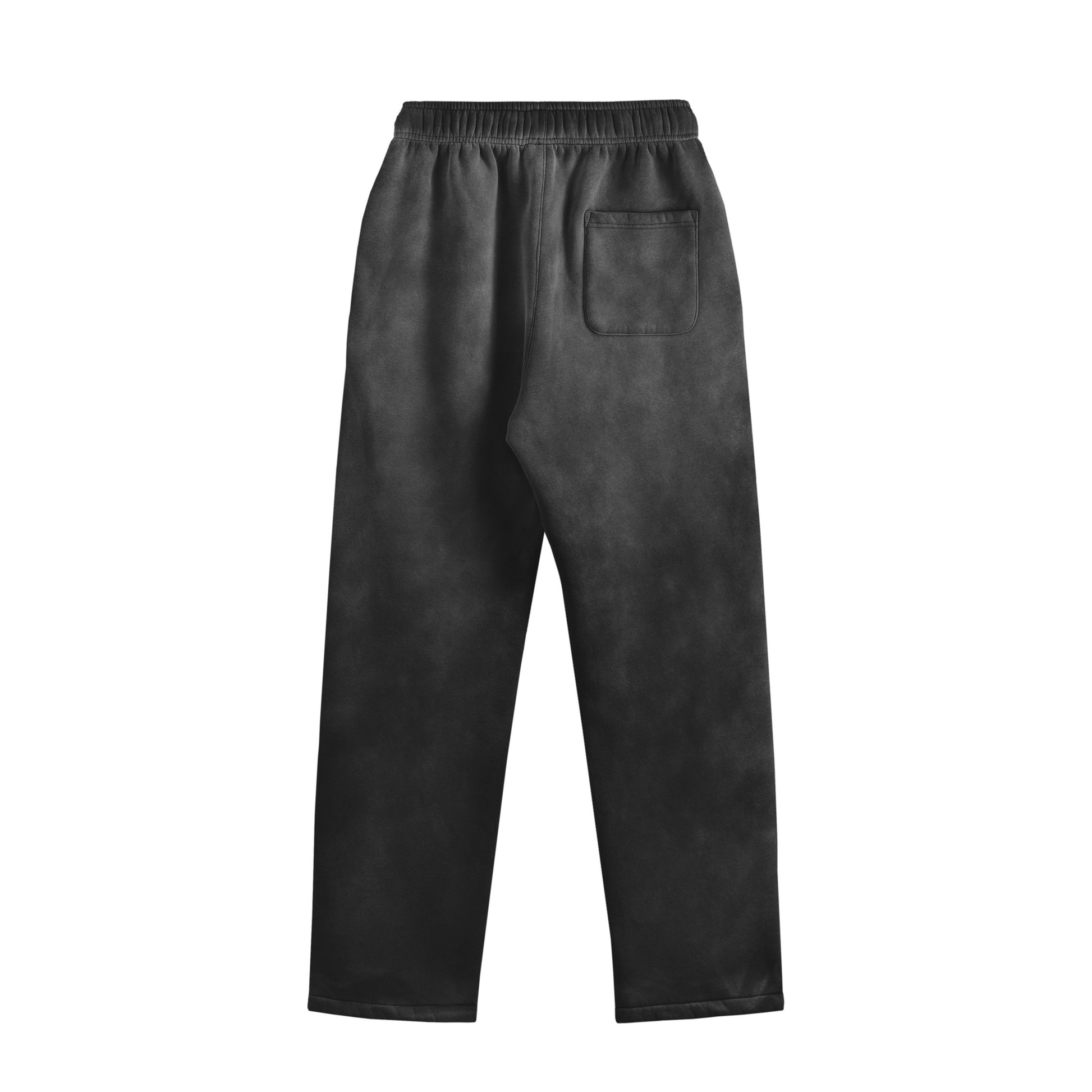 裏起毛ウォッシュ加工スウェットパンツ(セットアップ可能） black image