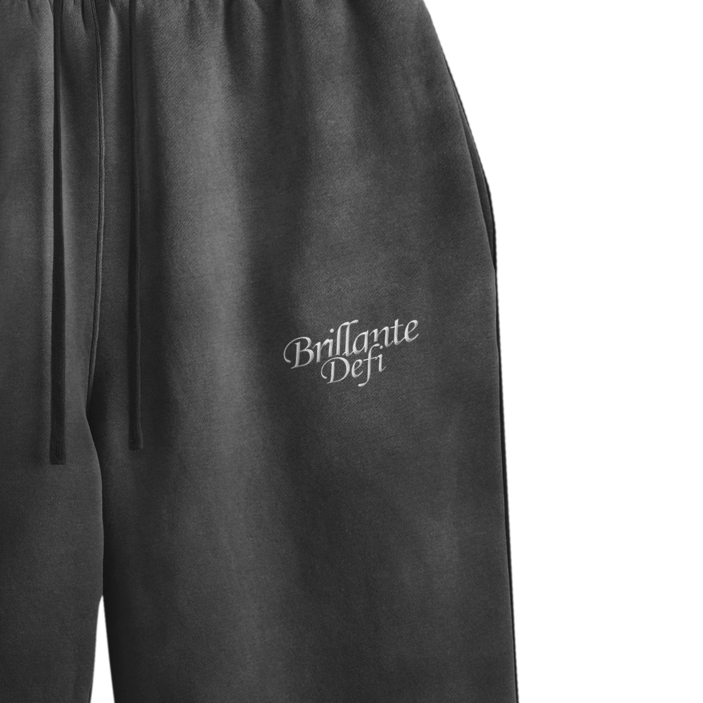 裏起毛ウォッシュ加工スウェットパンツ(セットアップ可能） black image