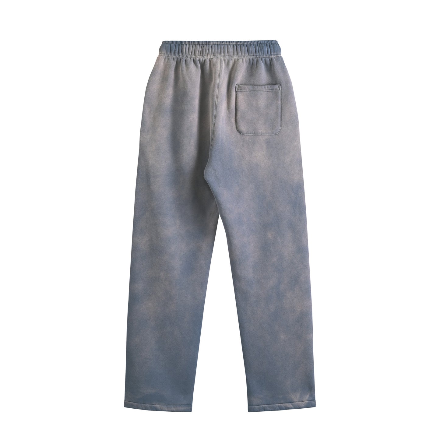 裏起毛ウォッシュ加工スウェットパンツ(セットアップ可能） blue image