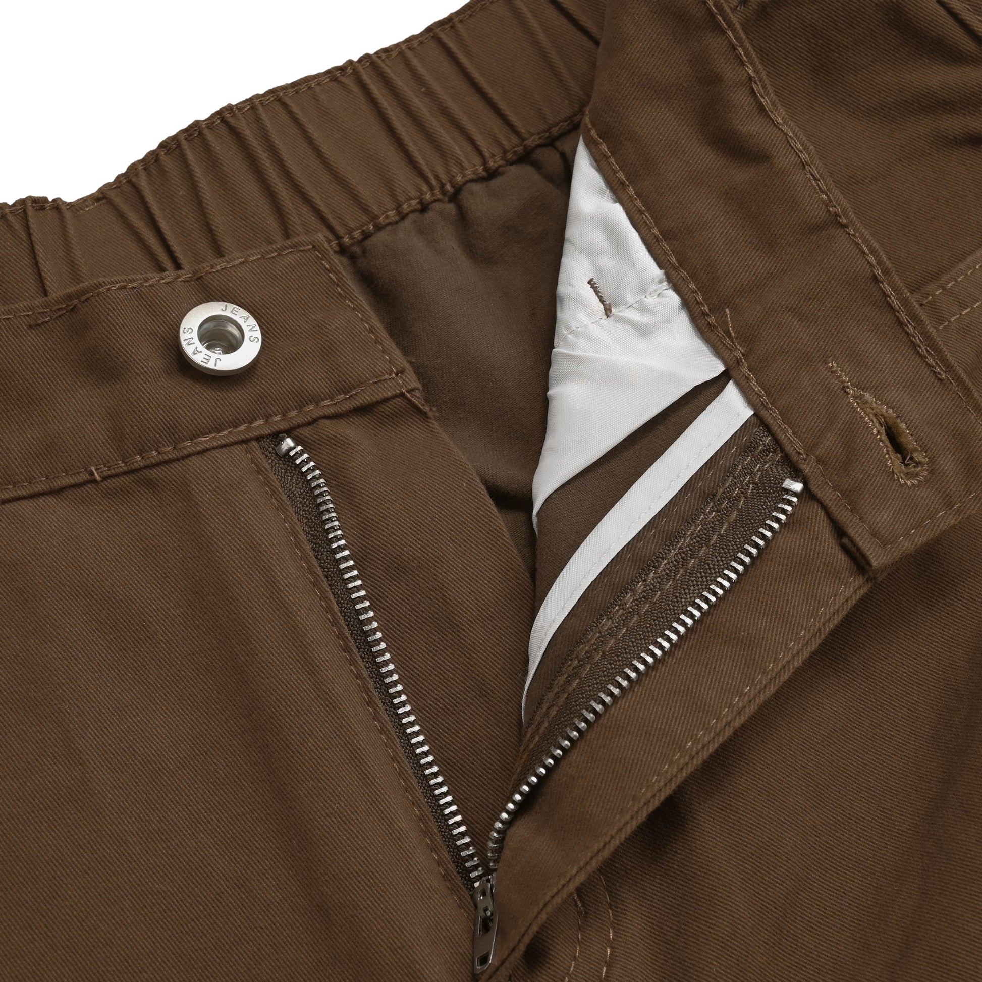 ライトワイドストレートチノパンツ brown image