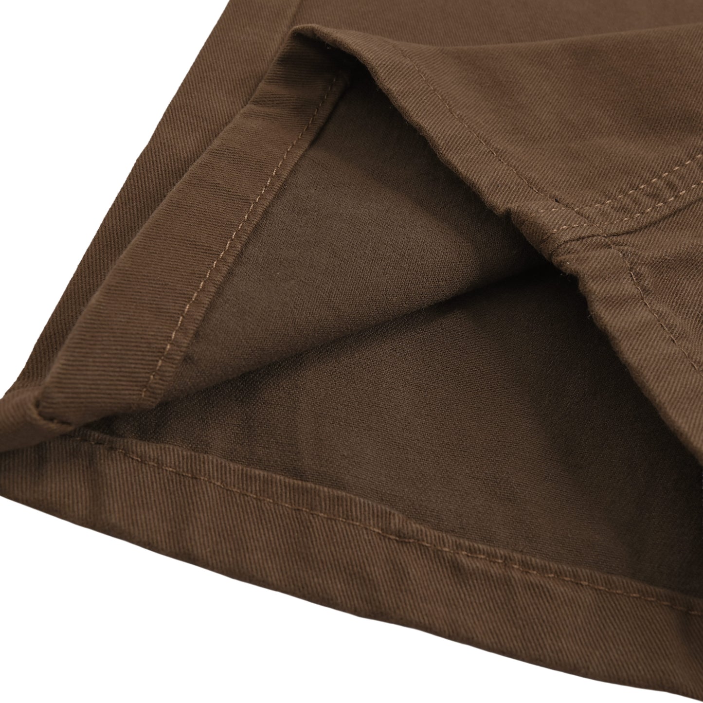 ライトワイドストレートチノパンツ brown image