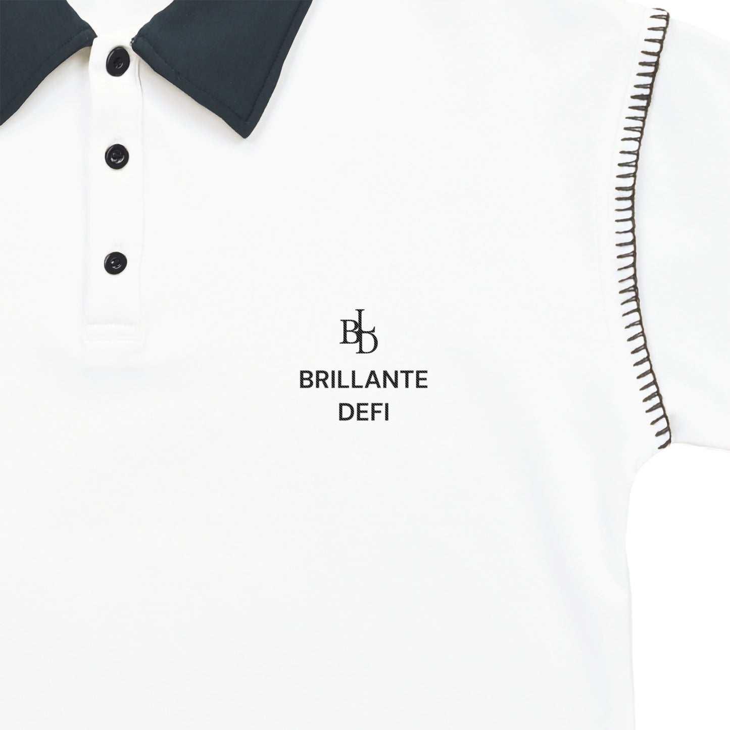 BRILLANTE DEFIシグネチャーステッチ ポロ white image