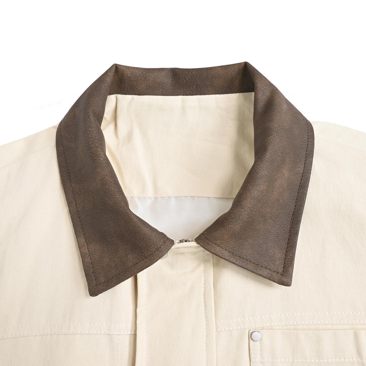 バイカラーワークジャケッ ivory image