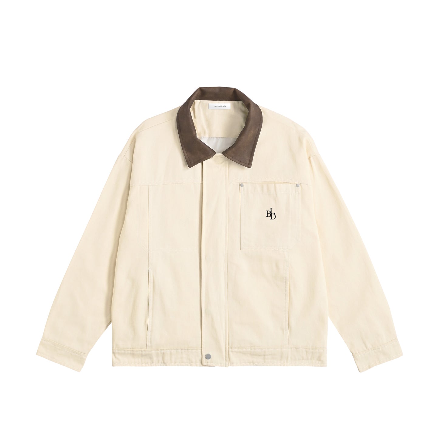 バイカラーワークジャケッ ivory image