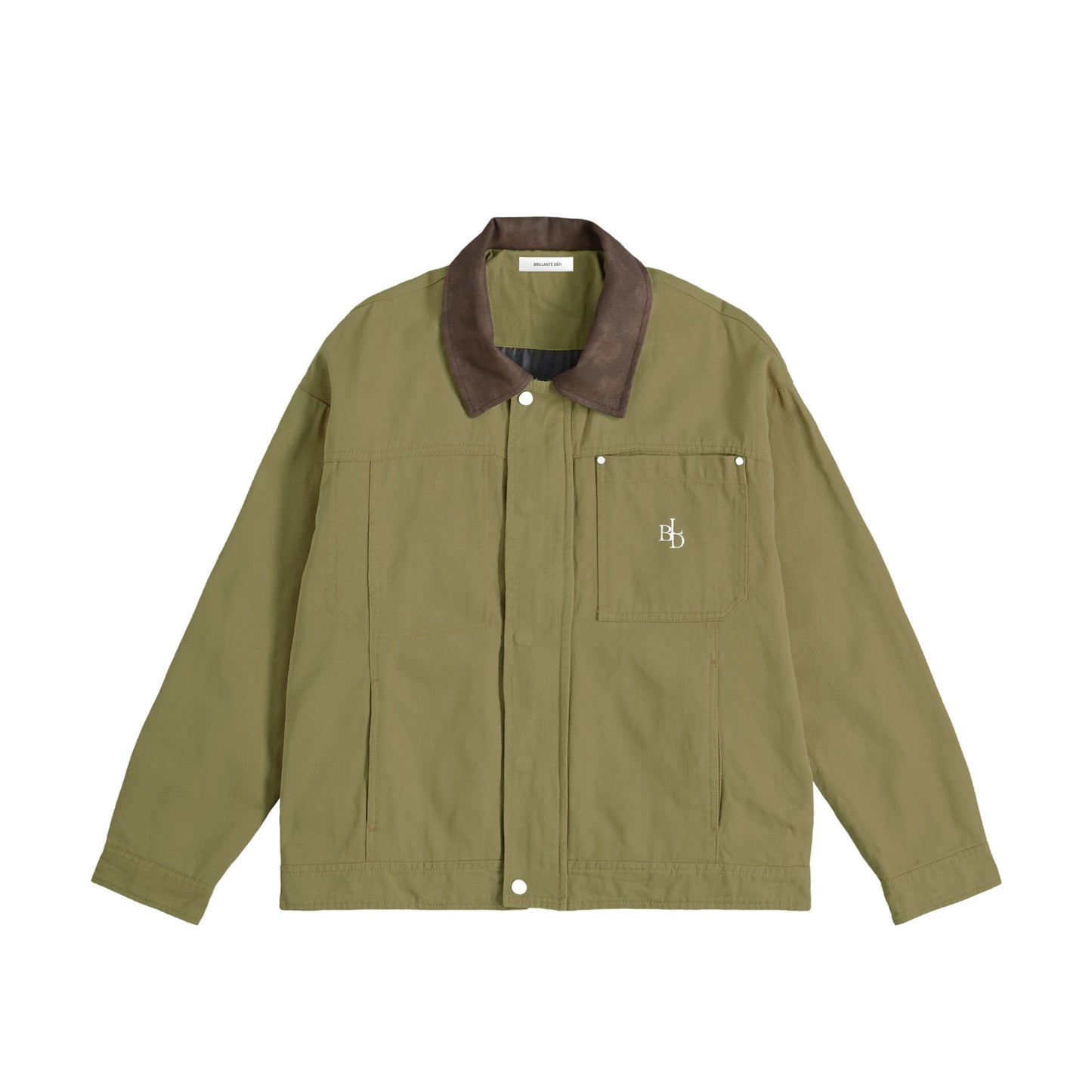 バイカラーワークジャケッ khaki image