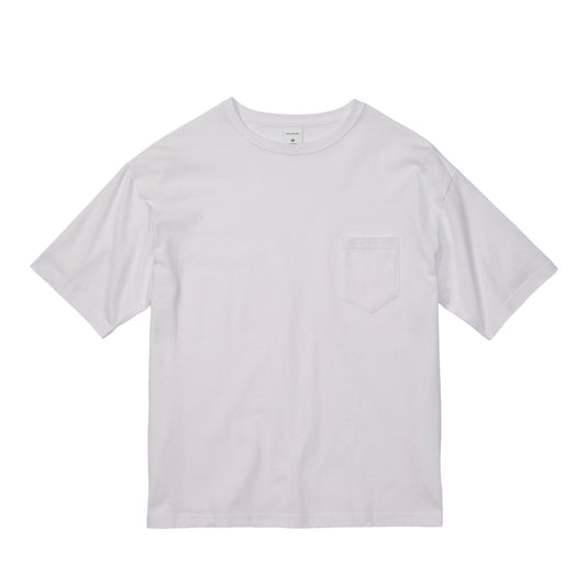 無地ビッグシルエット 半袖Tシャツ(ポケット付)